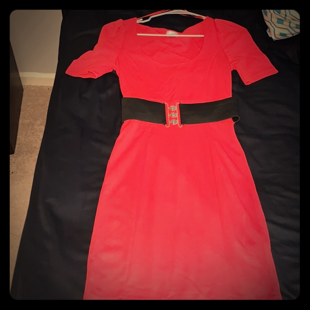 H&M Red dress & belt